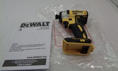 DEWALT 20V MAX BRUSHLESS 1/4" IMPACT DRIVER ( BARE TOOL) - NEW