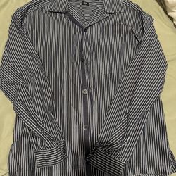 uniqlo striped dress shirt