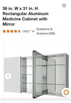 New Medicine Cabinet mirror 🪞
