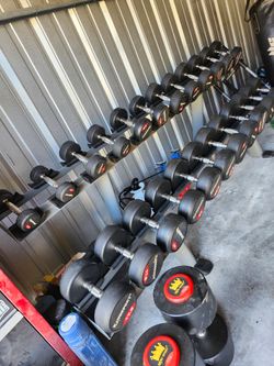 King Sport Kilogram Dumbbell Set + Rack