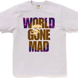 BAPE WGM Tee Grey XXL