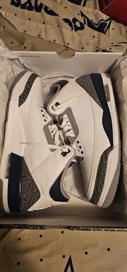 Jordan Retro 3 Navy Blue 👟🔥 size 12M