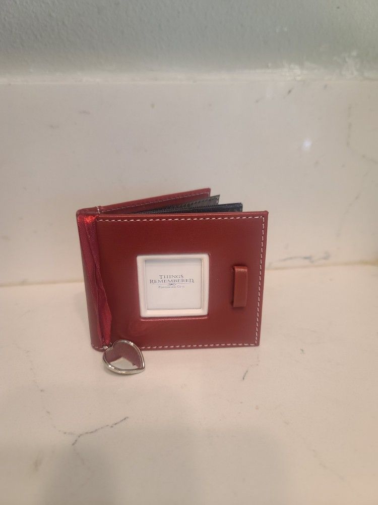 RED LEATHER WALLET