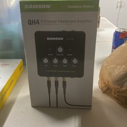 Samson QH4 4-Channel Studio Headphone Amplifier