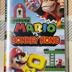 Mario VS Donkey Kong - Nintendo Switch With Case Tested/Works Fast Shipping D189
