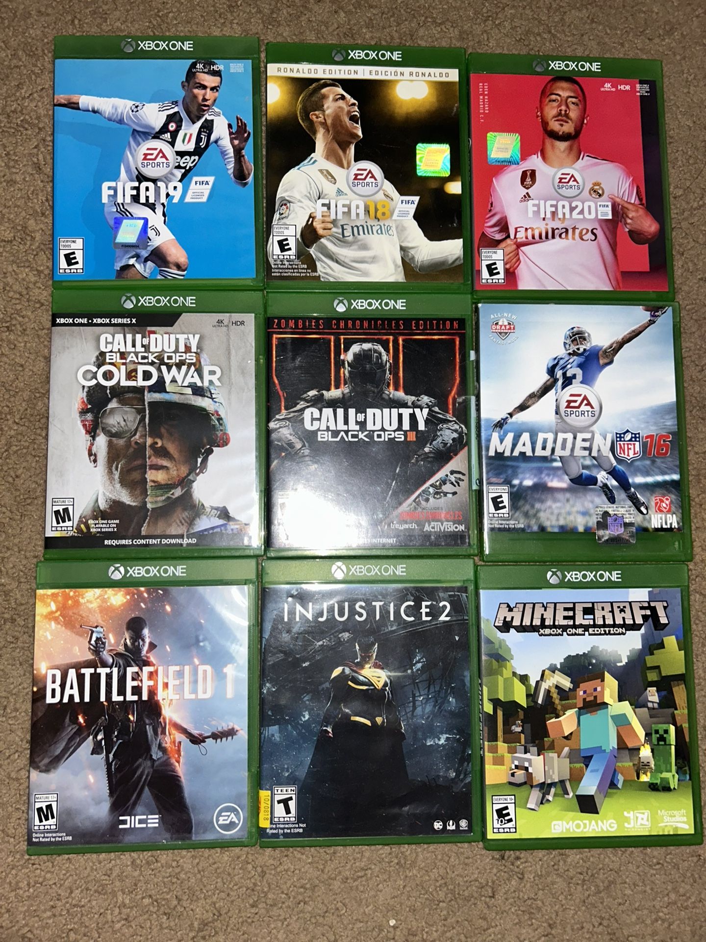 Xbox One Games BUNDLE