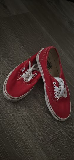 Men’s Red Vans size 9