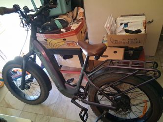 Bliss ebike Fat Tire Electric Bike with Rear Rack