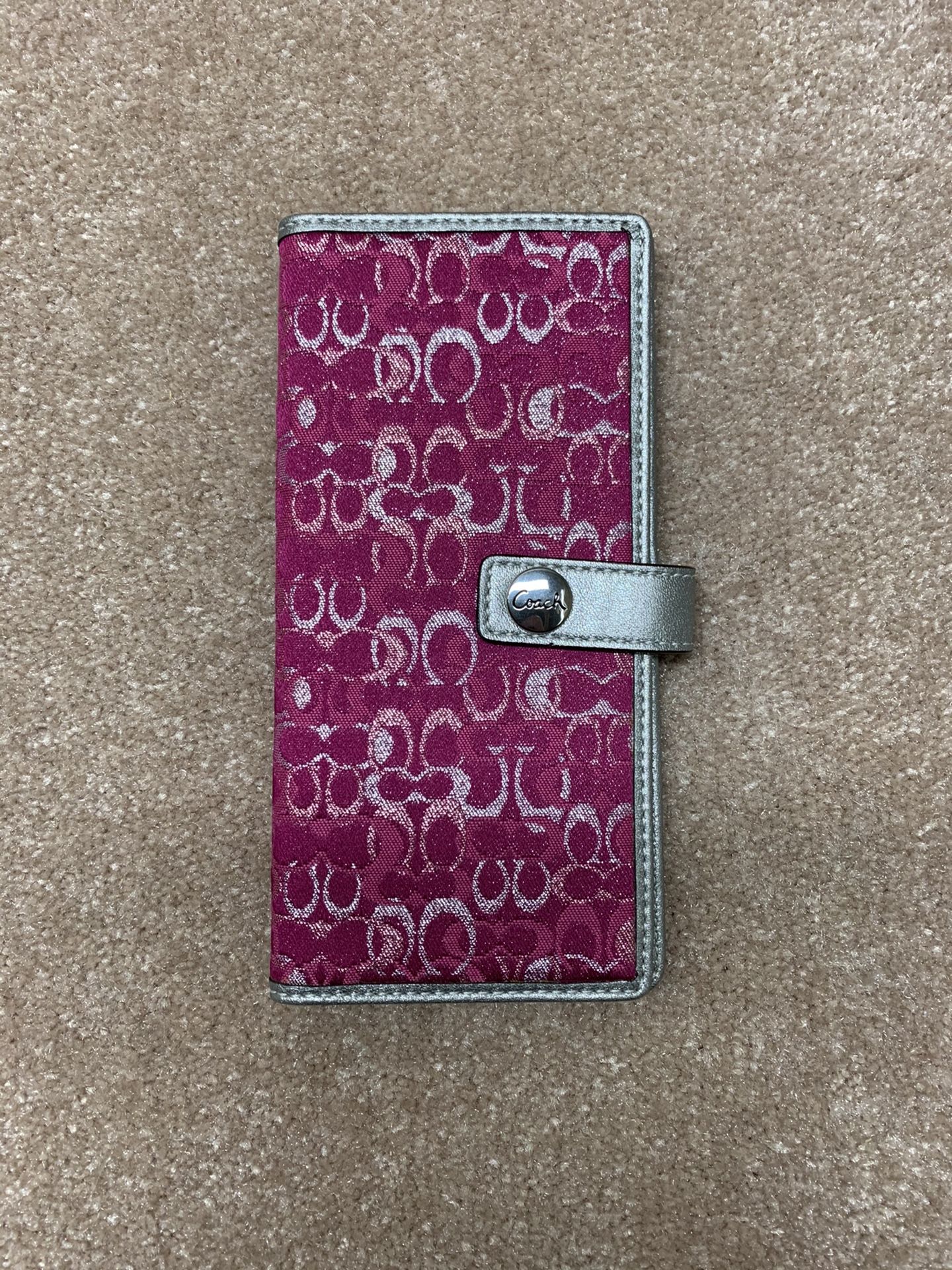 Authentic coach wallet