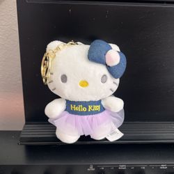 Hello Kitty keychain purple dress christmas gift