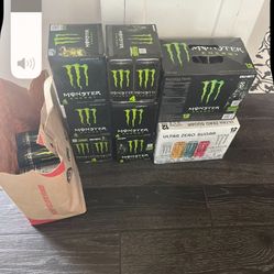 12 Pack Monster Energy Drinks ( Fresh packs ) only. $16 each