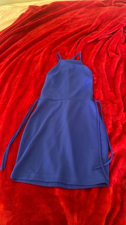 Blue dress