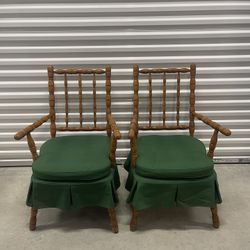 Americana Bobbin Armchairs 1960 2 Each
