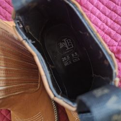 Botas De Piel Son 8 2/1 Son 8 Y Medio 