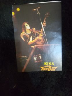 1978 VINTAGE KISS'GENE SIMMONS ROCK & ROLL POSTER