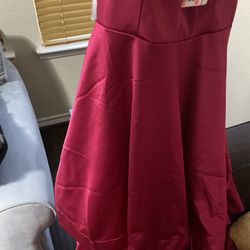 Dark Pink Party Dresses 