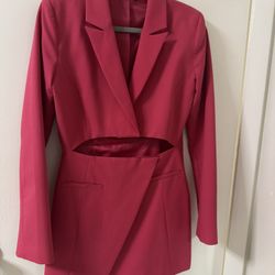 Zara Cut Out Blazer Dress