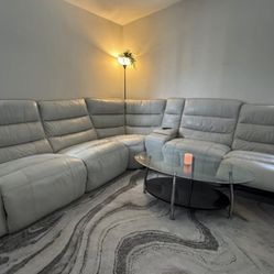 Leather Recliner Couch