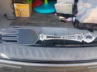 Wall fork decoration with 3 hooks