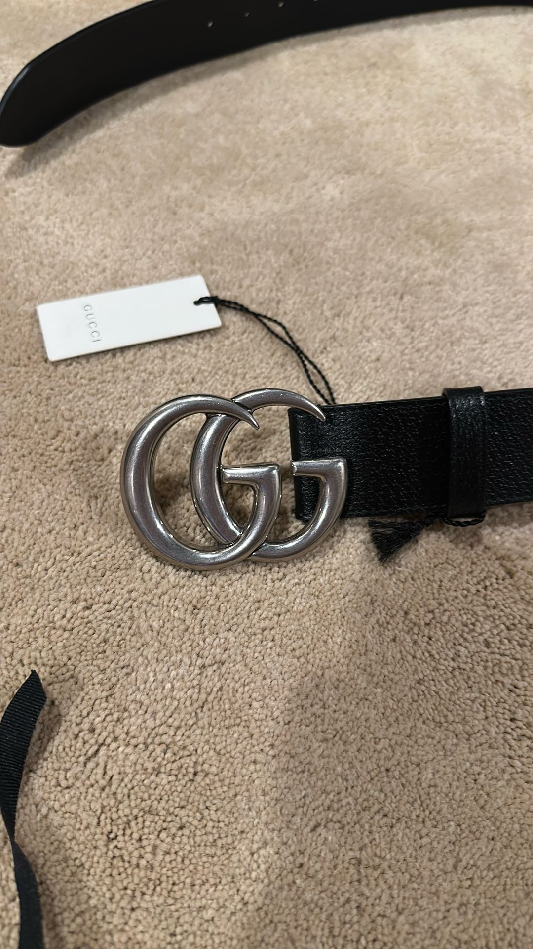 Gucci GG Marmont Leather Belt  – With Box, Receipt & Dust Bag