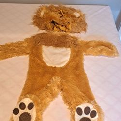 Halloween Costume 0-6 Months Lion Cub Please Read Description