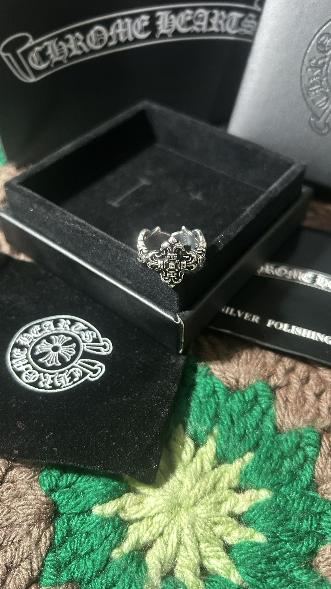 Chrome Heart Fancy Cross Ring🔥
