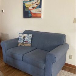 2 Blue Couch’s  