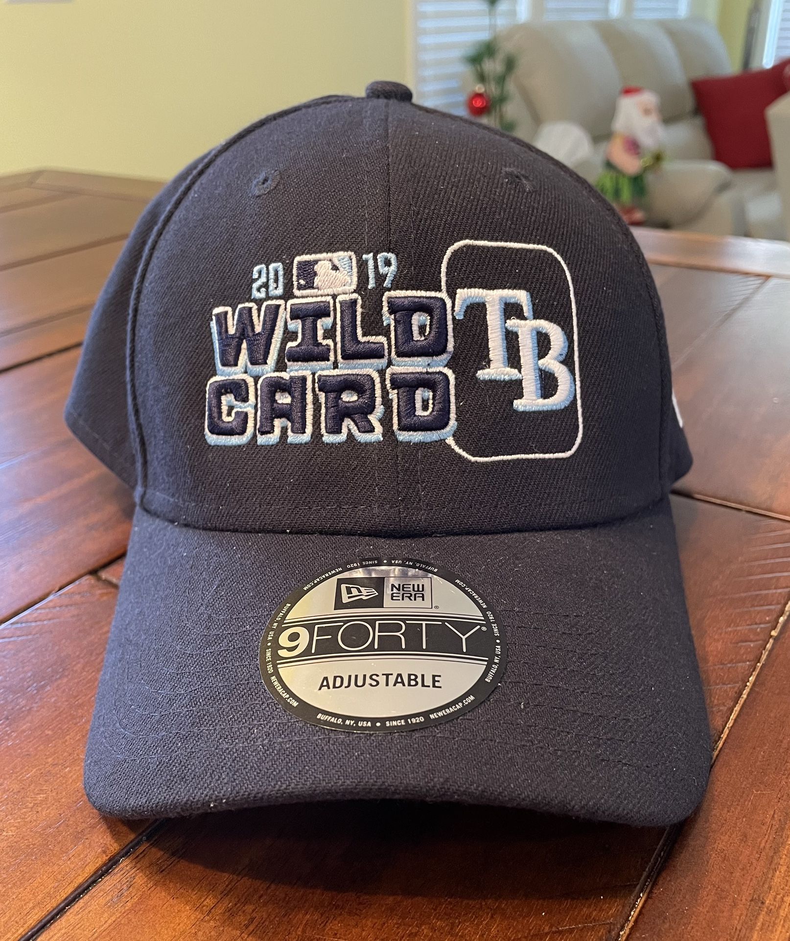New Era 940 MLB Tampa Bay Rays 2019 Wild Card Postseason Adjustable Hat - NWT