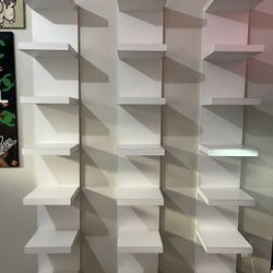 3 Wall Shelf Units