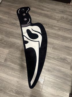 Ghost face rug