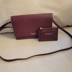 Kate Spade Burgundy Crossbody 