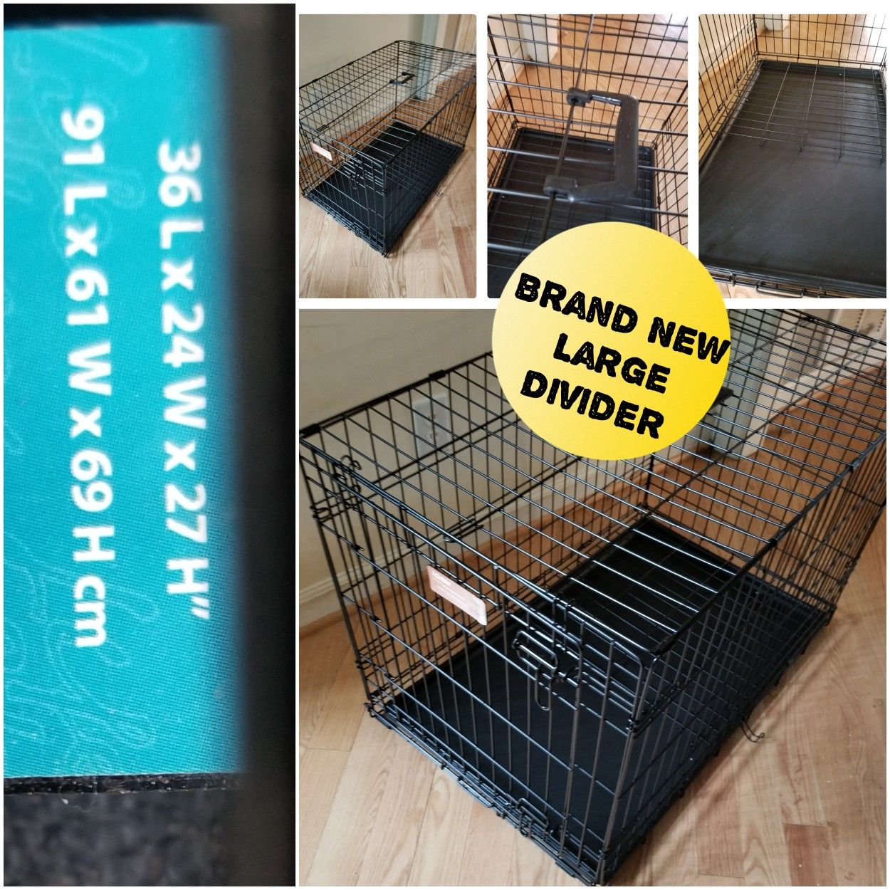 Brand new large dog crate