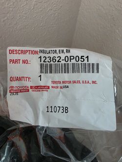 OEM Engine Mount for 2015 Toyota Sienna. Soporte de motor genuino Nuevo para el Toyota Sienna 2015