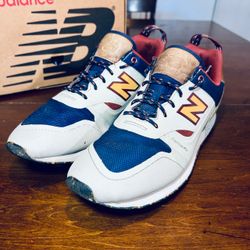 NEW BALANCE Tailbuster Suede Leather Sneaker Men's Size 10.5 (Style # TBTFAAB)