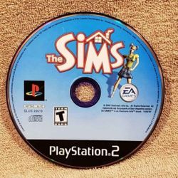 THE SIMS (2003 PS2) DISK ONLY VIRTUAL LIFE WORLD CREATE SONY PLAYSTATION 2