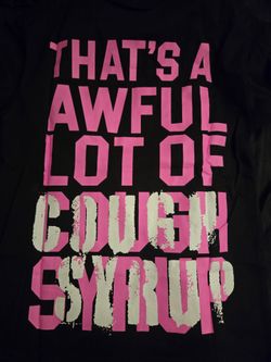 Cought syrup shirt