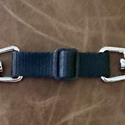 New Heavy Duty Double Ended Collar Backup Clip for Dog Harnesses, Lockable Safety Clip for Prong Collar with Gentle Ny