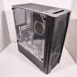 InPlay Meteor 03 Mid Tower Gaming Case With 6 RGB Fans New