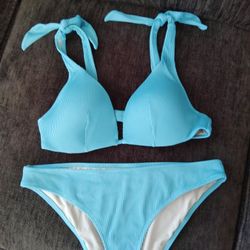 Cyan Blue Bikini