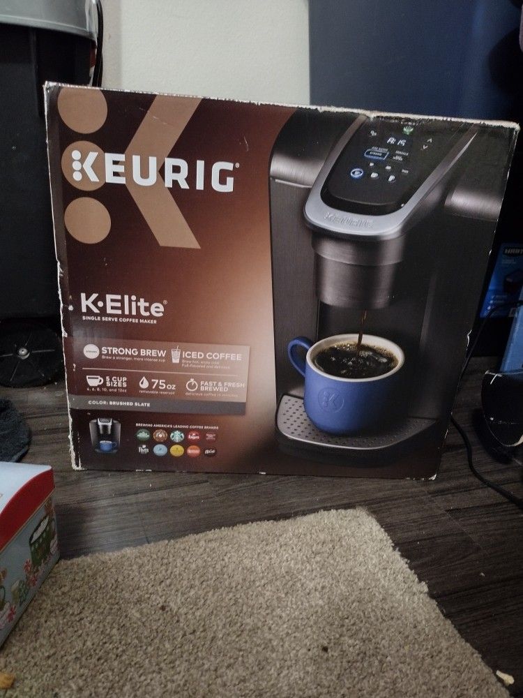 Keurig K-elite Single Serve K Cups Coffee Maker 