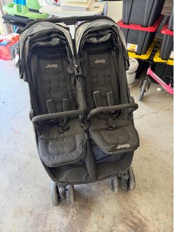 Jeep Double Stroller — Side-by-Side