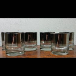 Silver Fade MCM Rocks Glasses Set of 6