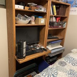 Oak Shelf Units (2)