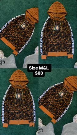 Bape x Mcm hoodie aize m&l