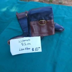 Women's Leather Boots Size 8.5 Medium