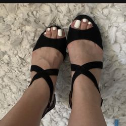 Strap Open Toed Heels