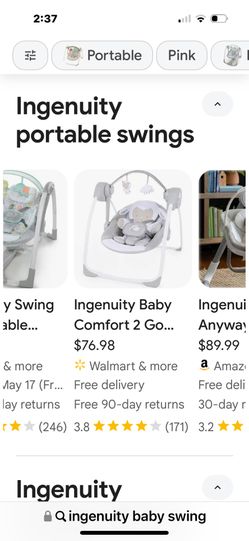 Baby Swing Portable