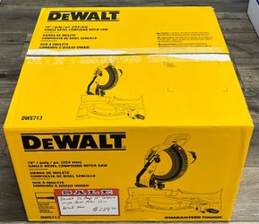 Dewalt 15 Amp 10” Compound Single Bevel Miter Saw Brand New