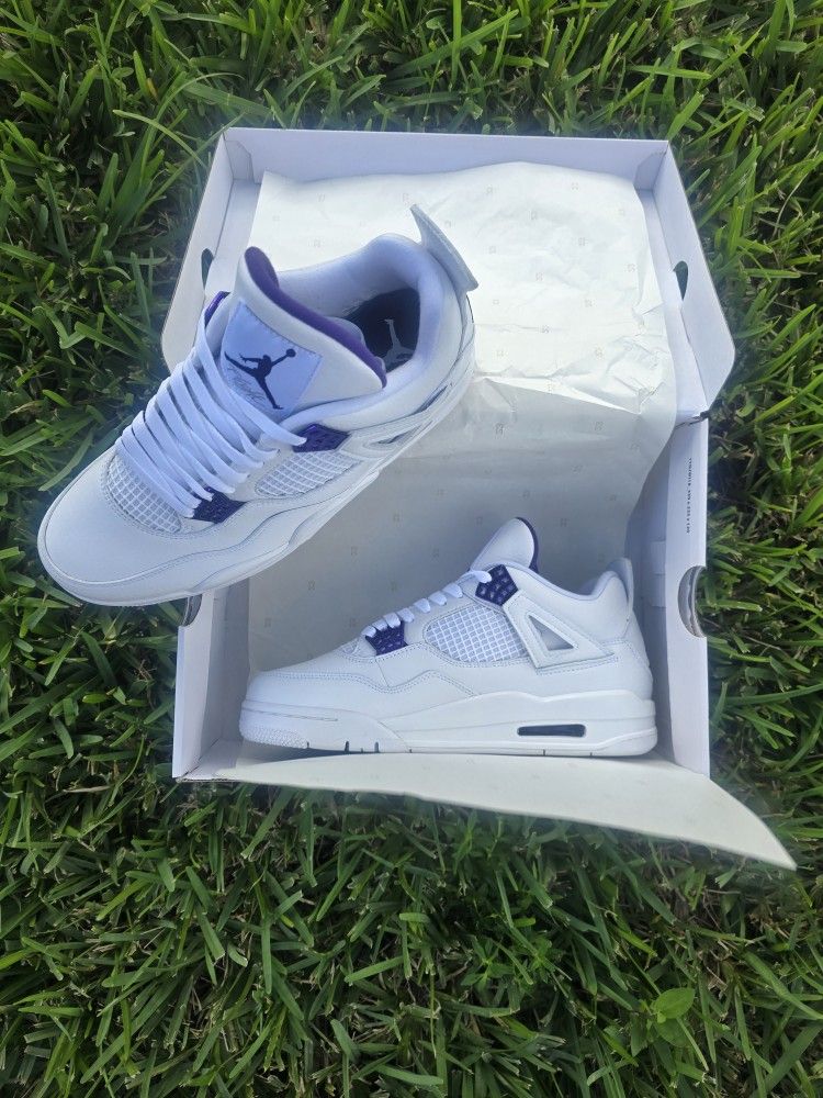 Jordan 4 Purple Metallic