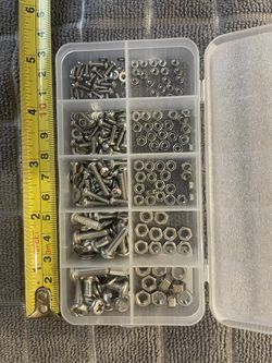 New 320 Pc Stainless Steel Nuts and Bolt Kit